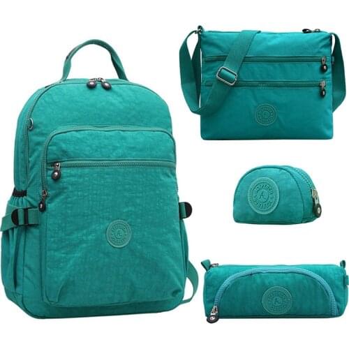 Buy One Get Four) Casual Back To School Bags Teenage Backpacks for Girl for School Women Laptop Backpack Schoolbag