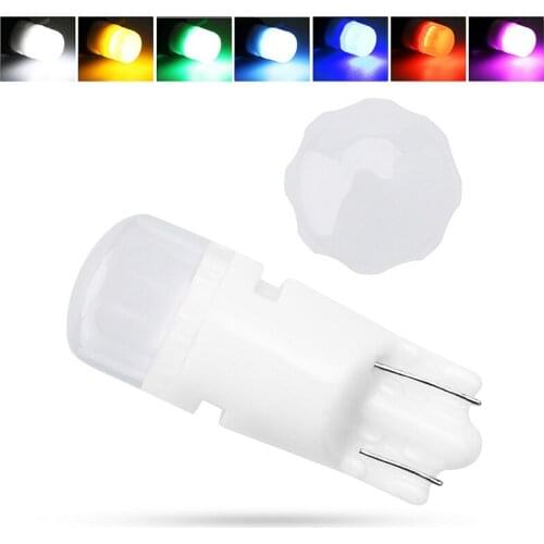 High Temperature Resistant T10 Reading Lamp License Plate Lamp Small Lamp Ceramic Roman Column Frosted Led Lights for Car