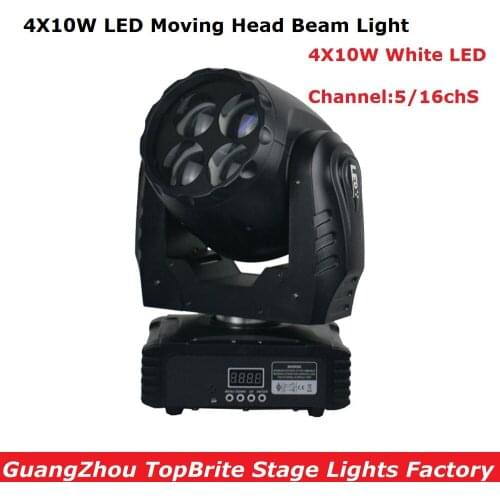 Best Price 4X10W Super Beam LED Moving Head Wash Light High Quality Perfect Stage Effect Lights For DJ Disco KTV Nightclubs