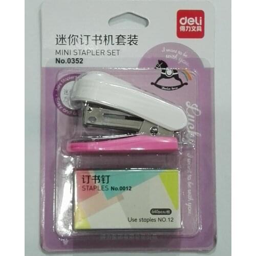 Deli 0352 Stapler Students mini stapler Wholesale and retail