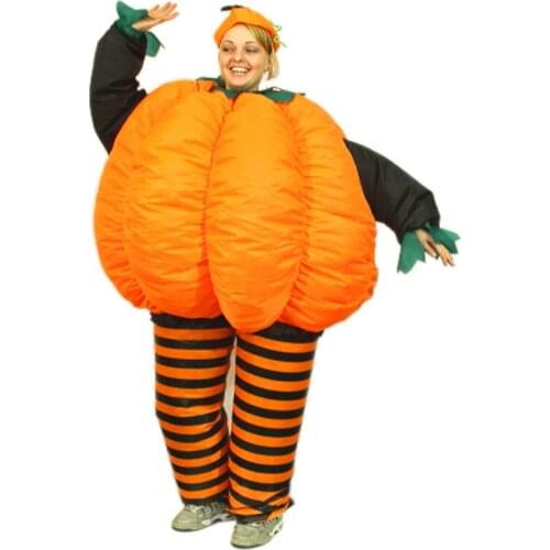 Inflatable Pumpkin Mascot Costume Suits Cosplay Party Game Dress Outfits Advertising Carnival Halloween Xmas Easter Adults