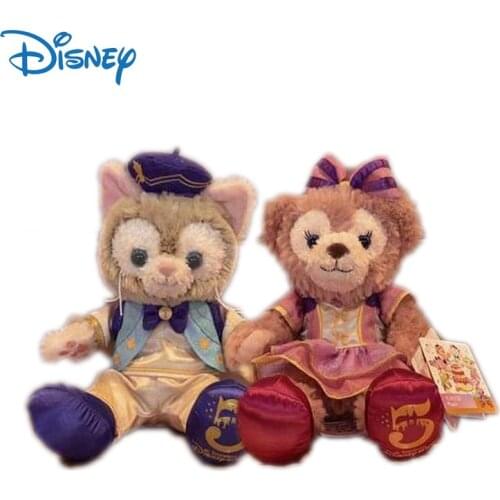 New Disney Genuine Shirley Duffy Action Figure Kawaii Plush Toys Gelatoni Stuffed Plush Dolls Models Toys for Kids Girls Gifts