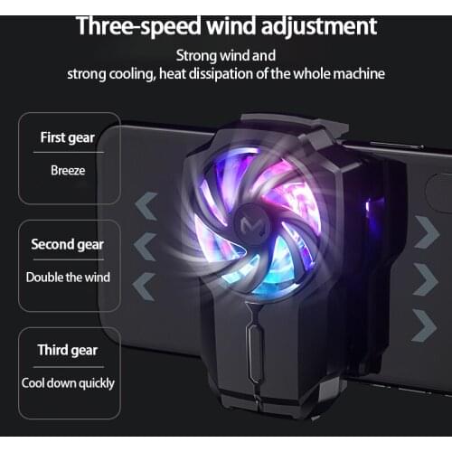 New FL05 Mobile Phone Radiator Mobile Phone Live Game Mobile Phone Air-cooled Fast Cooling Device Cooler 2021