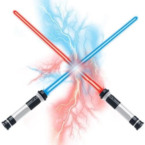 New Lightsaber Rgb Laser Double Sword Light Saber Kpop Lightstick Cosplay Sound And Light Sabre De Luz Toys For Boys Girls Gift