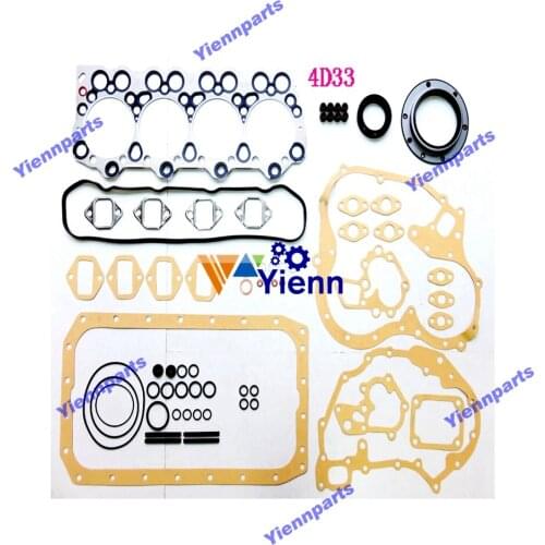 For Mitsubishi 4D34 4D34T Full Gasket Kit ME997429 With Head Gasket ME013300 For Mitsubishi Trucks 4D34 Diesel Engine Parts
