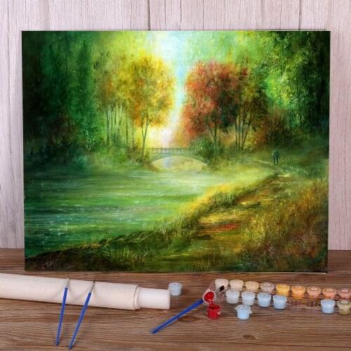 Natural Scenery In My Life Painting By Numbers Package Oil Paints 50*70 Boards By Numbers Home Decor Crafts Wholesale