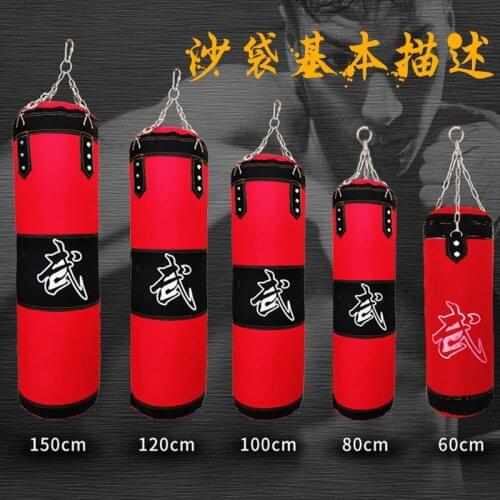Professional Boxing Punching Bag Training Fitness With Hanging Kick Sandbag adults Gym Exercise empty-Heavy boxing bag
