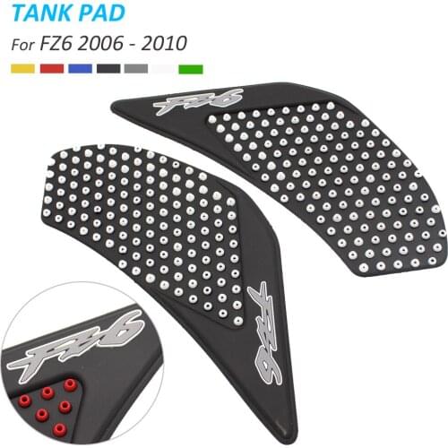 Motorcycle Tank Traction Pad Side Gas Knee For Yamaha FZ6 FZ-6 2006 - 2010 7 colors Anti slip sticker