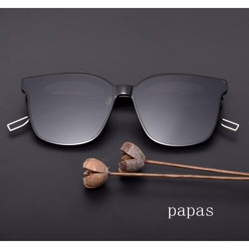 Gentle Papas Men Women Sunglasses Retro Square Sun Glasses Men Women Acetate Polarized UV400 Glasses With Original Case