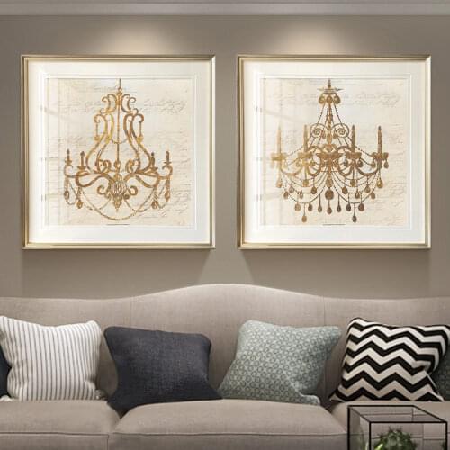 Modern decorative painting European and American restaurant decorative painting murals porch bedroom background hanging painting