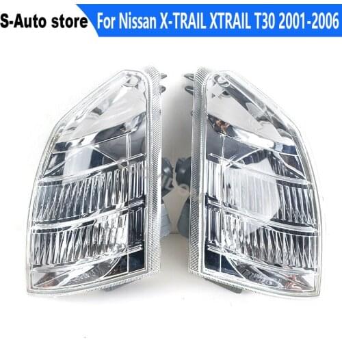 Car Front Bumper Corner Turn Signal Lamp Headlight Marker Light For Nissan X-TRAIL XTRAIL T30 2001 2002 2003 2004 2005 2006