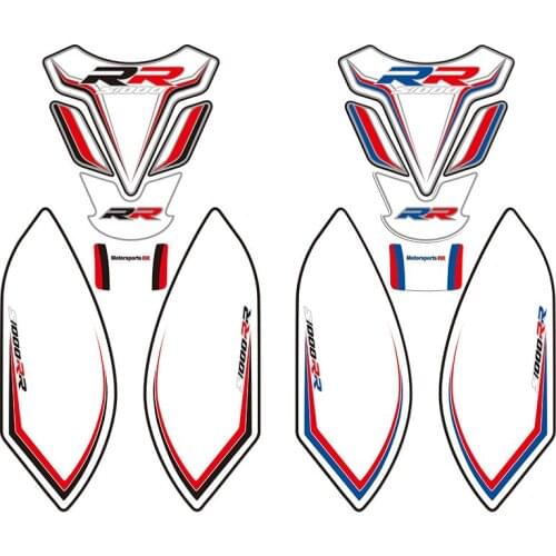 High quality Motorcycle Tank pad Knee Fairing Number Board 3D Gel Protector Sticker for BMW 2012-2014 2013 S1000RR