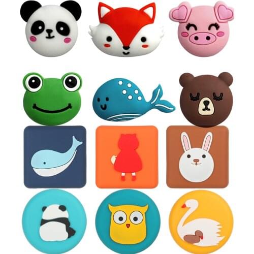 Lock Protective Pad Door Crash Pad Wall Protector Door stopper Doorknob Rubber Pad Savor Shockproof Crash Fender Cute Cartoon