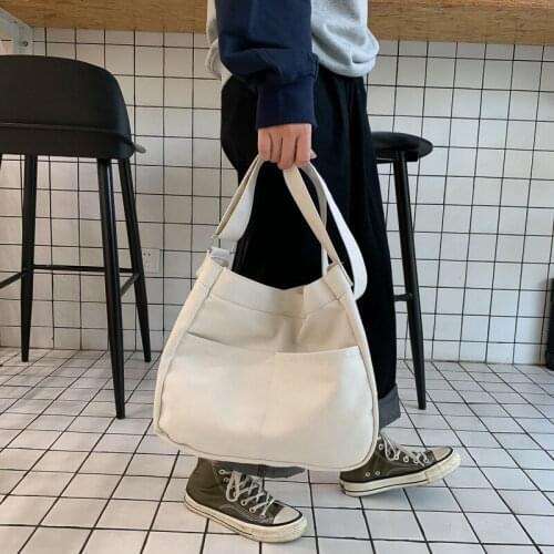 Women Large Capacity Canvas Single Shoulder Messenger Bag Small Square Crossbdoy Bag Female School Shopping Bag Bolsa Femme