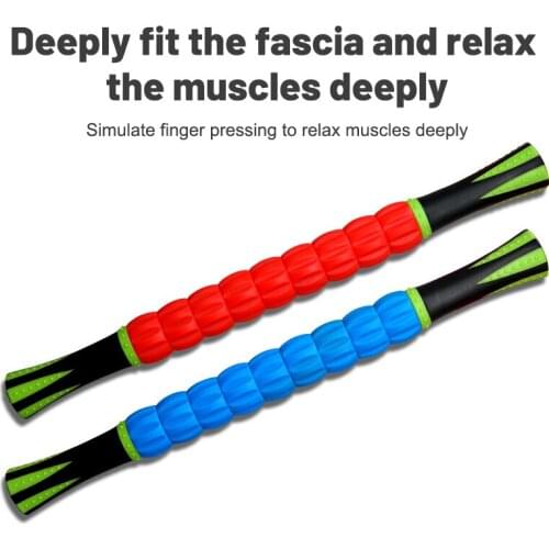 1pcs Yoga Massage Stick Pilates Muscle Physical Therapy Point Stick Relieve Massage Tool Fitness Equipment Yoga Roller