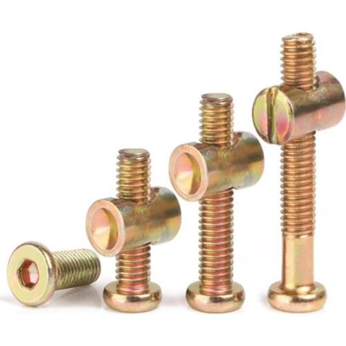 10sets M6m8 furniture screw child bed crib bookcase cabinet inner hexagon hammer nut