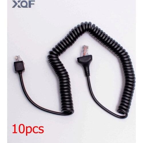 10pcs Mobile Radio Service Cable for Kenwood TKR-750E/751E TKR-850E/851E TM-271E 6PIN two way radio