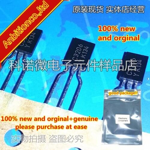 10pcs 100% new and orginal 2SC3206 KTC3206 C3206 TO-92 SILICON NPN TRANSISTOR EPITAXIAL PLANAR TYPE(PCT PROCESS in stock