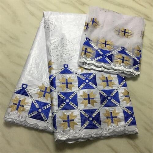 2020 New African Bazin Riche Lace Fabric With Embroidery,5+2 Yards Stones French Net Lace For Dress African Tulle Lace Fabrics