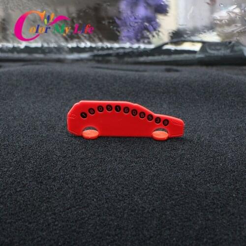 Car-Styling Car Parking Number Stickers Fit for Honda Civic FIT JAZZ CR-V CRV HR-V HRV Vezel Accord Odyssey Jade City Crider