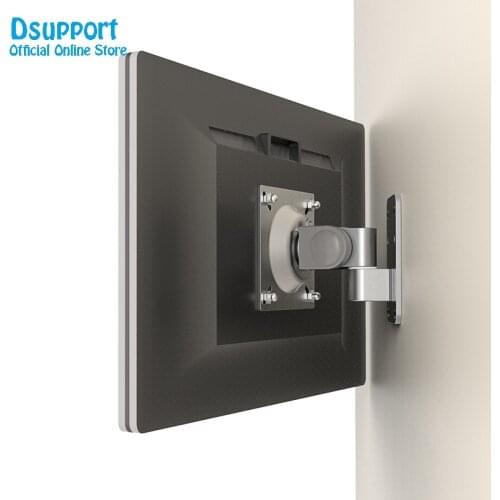 Aluminum Alloy 360 Degree Full Motion LCD LED Monitor Holder TV Wall Mount Bracket Arm loading 15 kgs