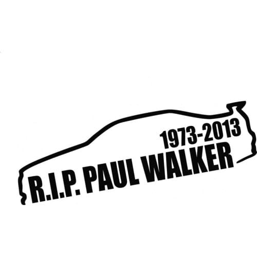 Personality Car Sticker Decoration Paul Walker RIP Lowered Illest Dope Stance Drift Custom Car Styling Vinyl Decal Accessories