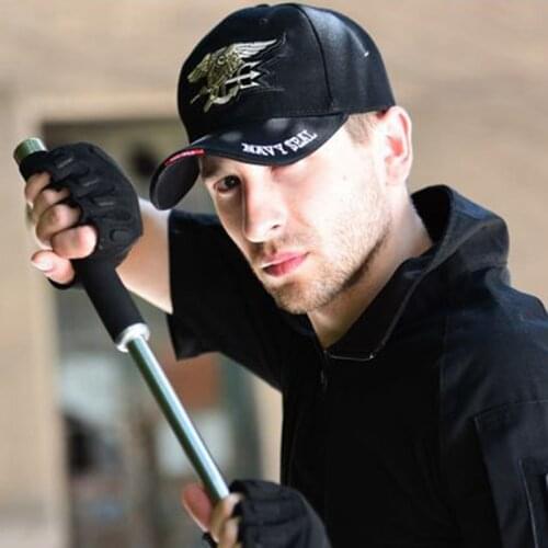 Tactical Baseball Cap Army Special Forces Navy Seals Canvas Officer Hat Outdoor Sport Bone Cap Adjustable for Men Women