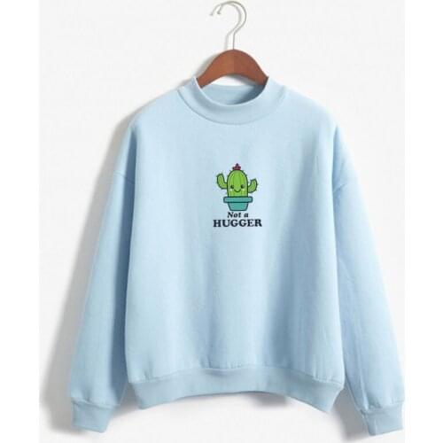 KpopKawaii not a hugger strawberry milk sweatshirt peach milk pattern grunge printing Japanese peach juice Harajuku female stude