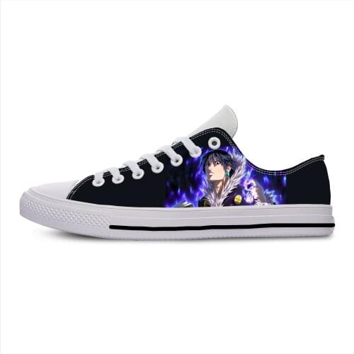 Anime Manga Hunter X Hunter Chrollo Lucilfer HxH Casual Cloth Shoes Low Top Lightweight Breathable 3D Print Men Women Sneakers