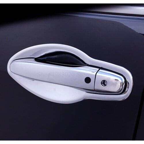 Car body cover Styling detector frame panel trim ABS chrome door handle bowl For For Honda CR-V CRV 2012 2013 2014 2015 2016