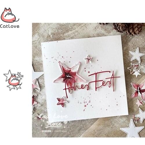 Star Series Metal Cutting Dies Scrapbooking Stencil Die Cuts Card Making DIY Decorative Craft Embossing New Dies For 2019
