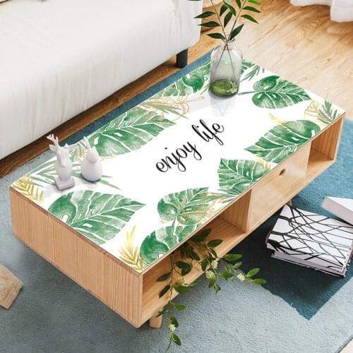 Enjoy life Disposable table mat soft glass coffee table mat small fresh rural style living room Table Cover free shipping