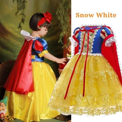 Baby Gir Christmas Princess Dress Kids Sleeping Beauty Cosplay Birthday Dresses 3-12 Years Girls Clothes Children Costume