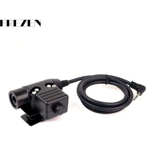 U94 PTT Cable Plug Military Adapter Z113 Standard Version 1 Pin 2.5mmFor Motorola Radio T6200 T5600 Walkie Talkie