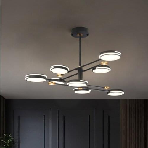 Modern Minimalist Atmospheric Household Chandelier Nordic Restaurant Bedroom Light Luxury Lamps Living Room Decoration