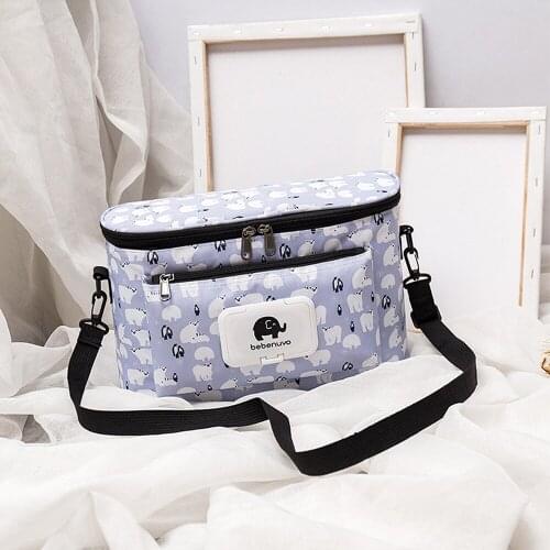 Diaper bag Cartoon Baby Stroller Bag Organizer Bag Nappy Diaper Bags Carriage Buggy Pram Cart Basket Hook Stroller Accessories