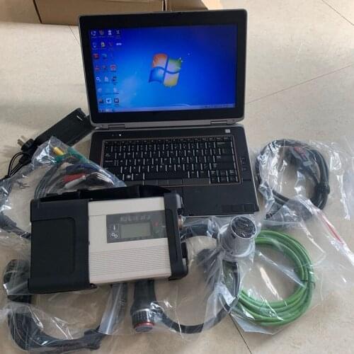 Super mb star c5 SSD 2020.12 newest software e6420 laptop i5 cpu 4g with battery ready to use diagnose for car and truck