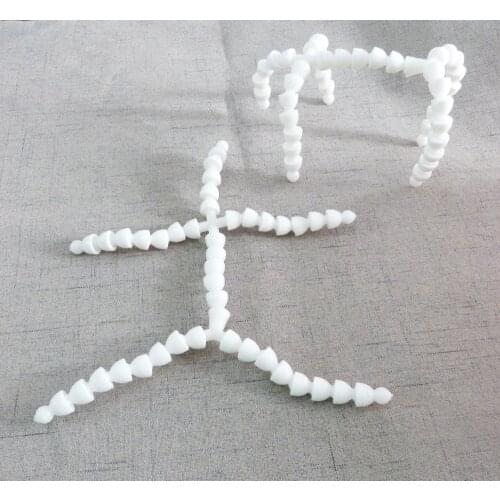 1set/lot 40pcs 19x12x10mm toy joint + 1 pcs cross connector + 1pcs triangle connector for diy doll accessories