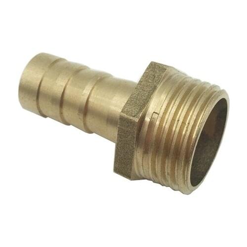 C032 20pcs 1/2'' Brass Male Barb Hose Air Hose Fittings Joiner Water Pipe Connector