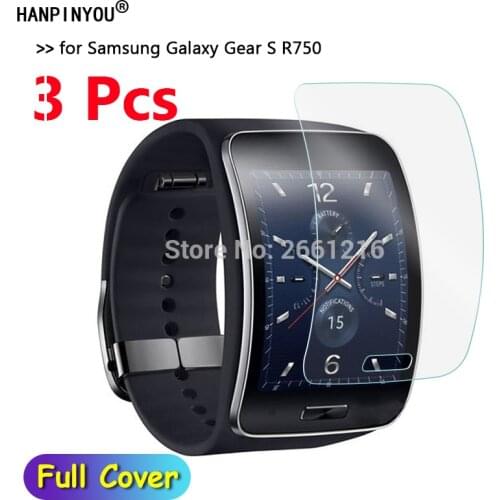 3Pcs/Lot For Samsung Galaxy Gear S R750 Smart Watch HD Clear Soft TPU Full Cover Film Screen Protector (Not Tempered Glass)