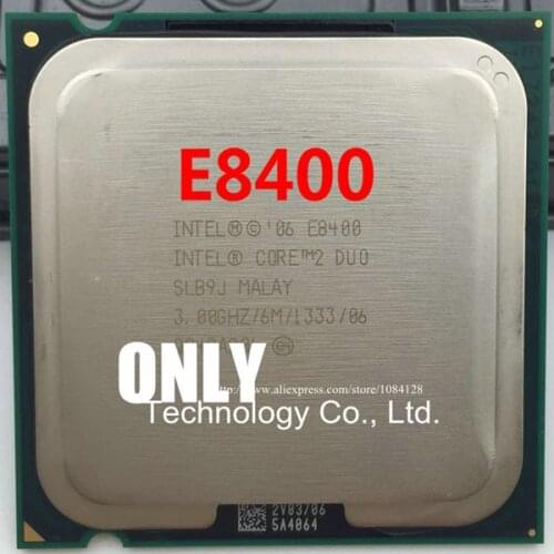 Free shipping INTLE E8400 CPU Processor (3.0Ghz/ 6M /1333GHz) Socket 775