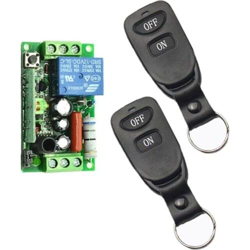 Wireless RF Remote Control Light Switch 10A Relay Output Radio AC 220V 110V 1CH Receiver Module +Transmitter