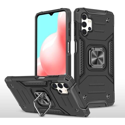 Armor Shockproof Case For Samsung Galaxy A12 A22 A32 A52 A72 A82 Magnet Ring Holder Cover For Galaxy A51 A71 S21 S20 FE S10 Plus