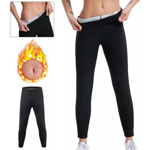 Women Sweat Sauna Capris Leggings Shapers Thermo Body Shaper Slimming Pants Silver Coating Weight Loss Waist Trainer Fat Burning