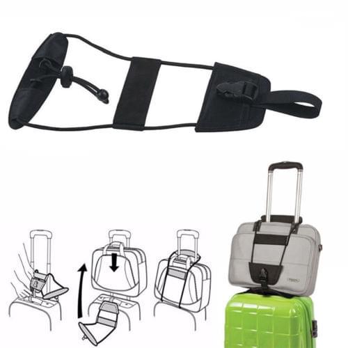 Add A Bag Strap Storage Box Travel Luggage Suitcase Adjustable Belt Carry On Bungee Strap