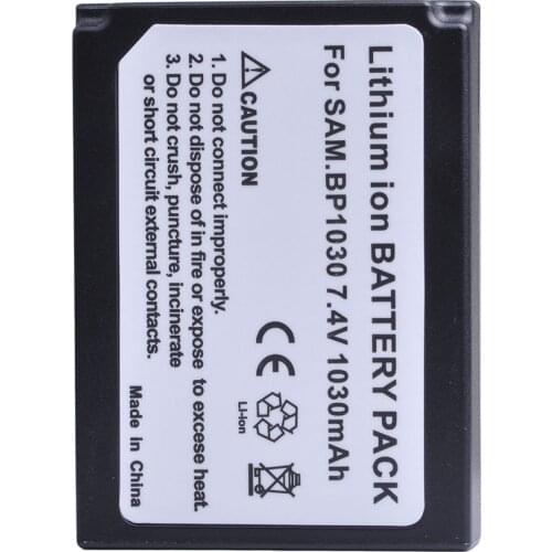 Tectra 1pc BP1030 BP 1030 BP-1030 Rechargeable Battery for Samsung NX1100 NX-300M NX300 NX500 NX1000 NX200 NX210
