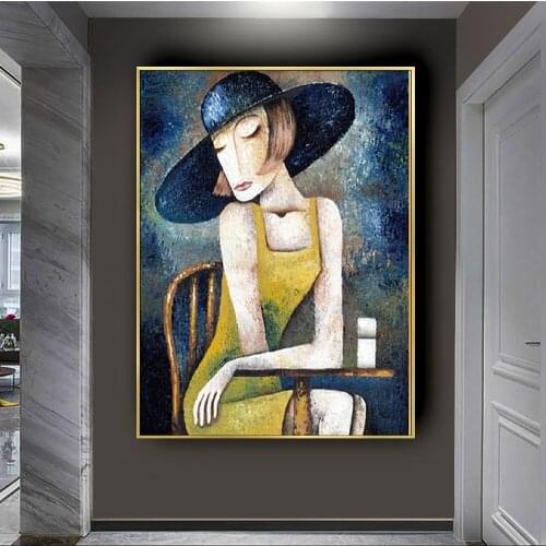 Picasso Famous Painting 100% Handmade Oil Painting Canvas Art Wall Picture for Living Room Decoration Abstract Home Decor Aat
