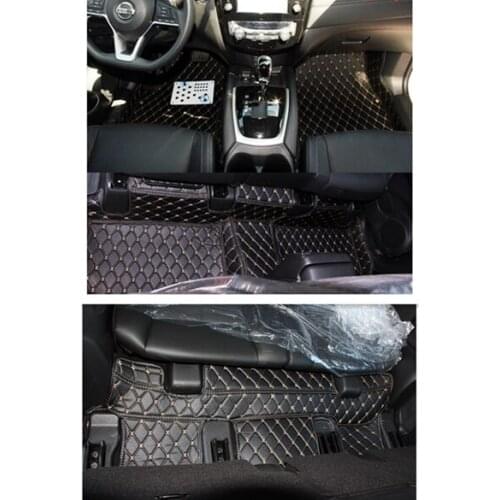 Good quality! Full set car floor mats for Nissan X-trail T32 7 seats 2019 waterproof carpets for Xtrail 2018-2014,Free shipping