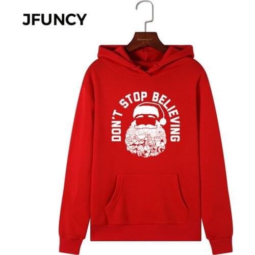 JFUNCY 2020 New Print Women Hoodie Long Sleeve Autumn Pullover Female Hooded Sweatshirt Woman Casual Hoodies Sportwear