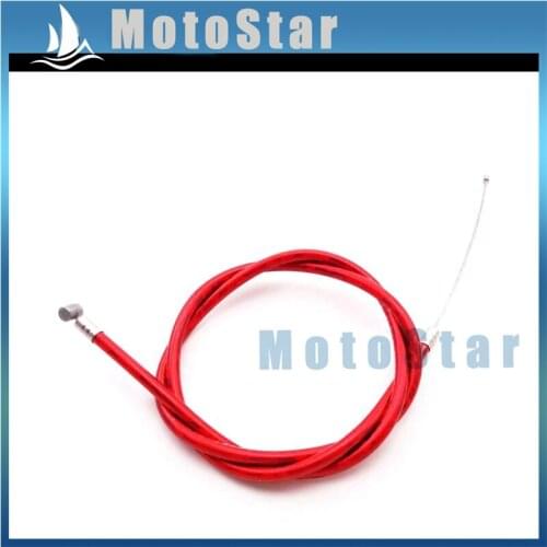 Red 115mm 825mm Gas Throttle Cable For 2 Stroke 43cc 47c 49cc Engine Carb Mini Moto Kids ATV Quad Dirt Super Pocket Bike